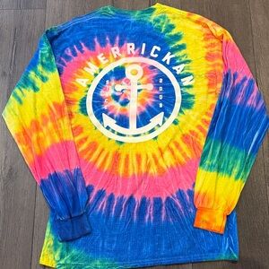 Amerrickan Tie-Dye Long Sleeve Shirt
